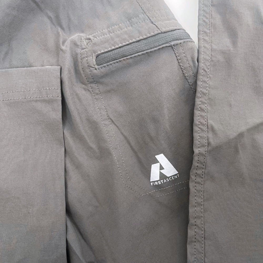 Eddie Bauer First Ascent Gray Cargo Pants 10 Hiking Outdoor Tech outdoor active - Picture 8 of 8
